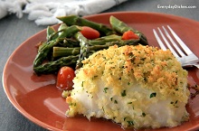 Parmesan-Crusted Baked Cod